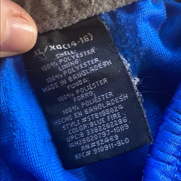 STARTER Youth Blue Athletic Shorts - Picture 3 of 5